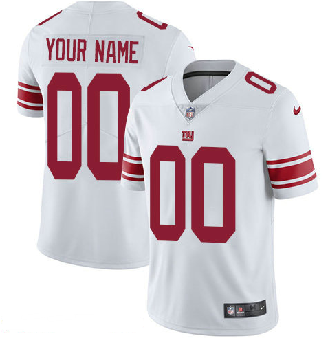 Men's Nike New York Giants Customized Alternate Vapor Untouchable Custom Limited NFL Jersey White
