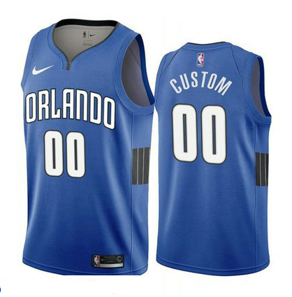 Men's Nike Orlando Magic Custom Blue 2019-20 Statement Edition NBA Jersey