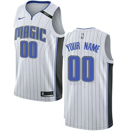 Men's Nike Orlando Magic Customized Authentic White NBA Association Edition Jersey