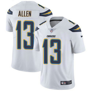 Men's Nike San Diego Chargers #13 Keenan Allen White Stitched NFL Vapor Untouchable Limited Jersey
