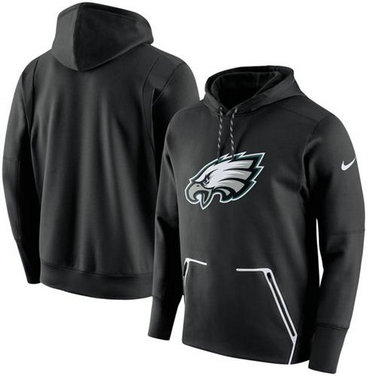 Men's Philadelphia Eagles Nike Black Champ Drive Vapor Speed Pullover Hoodie Men's Philadelphia Eagles Nike Black Champ Drive Vapor Speed Pullover Hoodie