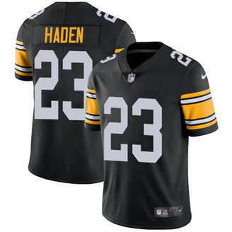 Men's Pittsburgh Steelers #23 Joe Haden Black Alternate Nike Stitched NFL Vapor Untouchable Limited Jersey
