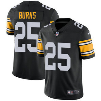 Men's Pittsburgh Steelers #25 Artie Burns Black Alternate Nike Stitched NFL Vapor Untouchable Limited Jersey