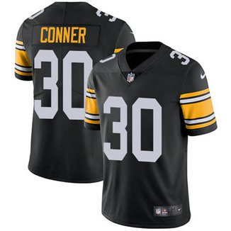 Men's Pittsburgh Steelers #30 James Conner Black Alternate Nike Stitched NFL Vapor Untouchable Limited Jersey