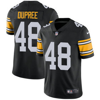 Men's Pittsburgh Steelers #48 Bud Dupree Black Alternate Nike Stitched NFL Vapor Untouchable Limited Jersey