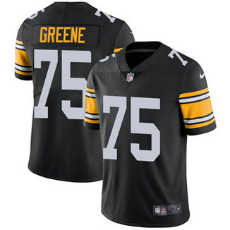 Men's Pittsburgh Steelers #75 Joe Greene Black Alternate Nike Stitched NFL Vapor Untouchable Limited Jersey