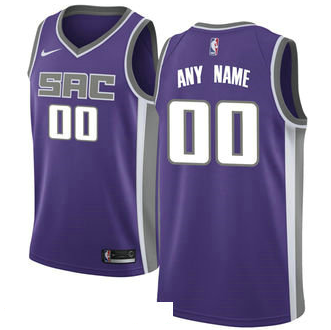 Men's Sacramento Kings Nike Purple Swingman Custom Icon Edition Jersey