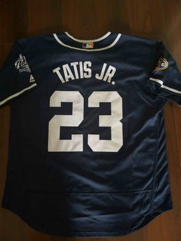 Men's San Diego Padres #23 Fernando Tatis Jr. Navy Blue Flexbase Authentic Collection Stitched Baseball Jersey