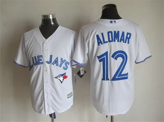 Men's Toronto Blue Jays #12 Roberto Alomar Gray Retired Player 2015 MLB Cool Base Jersey