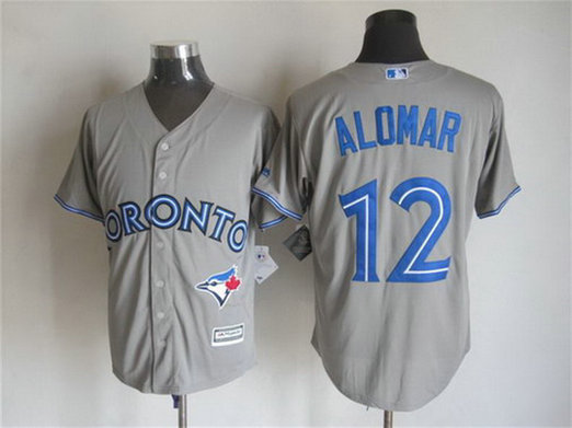 Men's Toronto Blue Jays #12 Roberto Alomar White Retired Player 2015 MLB Cool Base Jersey