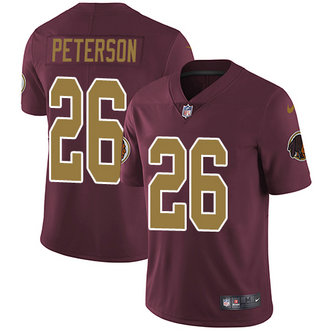Men's Washington Redskins #26 Adrian Peterson Burgundy Red Alternate Nike Stitched NFL Vapor Untouchable Limited Jersey