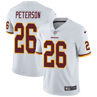 Men's Washington Redskins #26 Adrian Peterson White Nike Stitched NFL Vapor Untouchable Limited Jersey