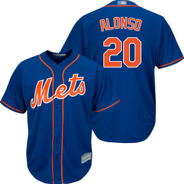 Mets #20 Pete Alonso Blue New Cool Base Stitched Baseball Jersey