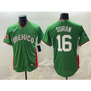 Mexico 16 Duran Green Cool Base Men Jersey
