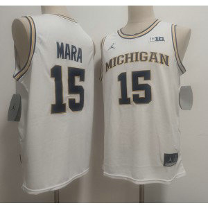 Michigan Wolverines 15 Aday Mara White Vapor Limited Men Jersey