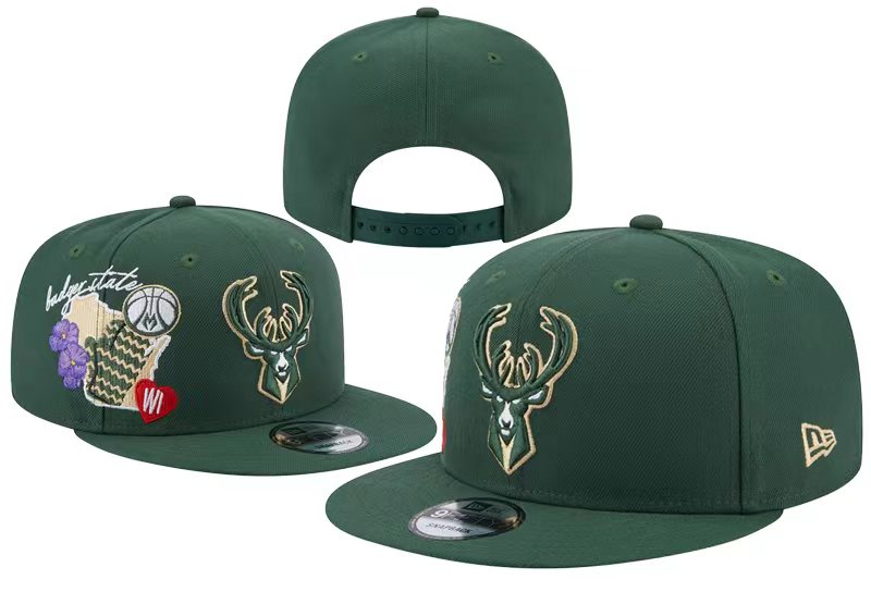 Milwaukee Bucks snapbacks ty1