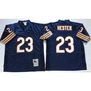 Mitchell and Ness Chicago Bears #23 Devin Hester Throwback Navy Blue Jersey