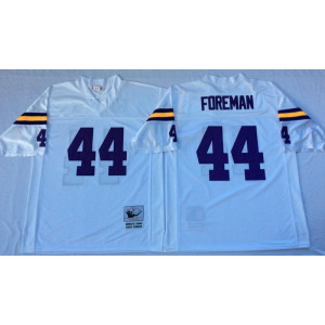 Mitchell and Ness Minnesota Vikings #44 Foreman Throwback White Jersey