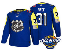 Montreal Canadiens #31 Carey Price Blue 2018 NHL All-Star Men's Stitched Ice Hockey Jersey