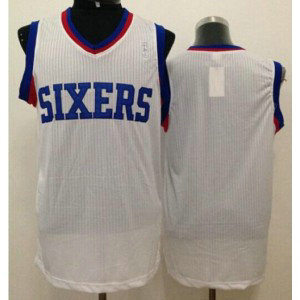 NBA 76ers Blank White Revolution 30 Men Jersey