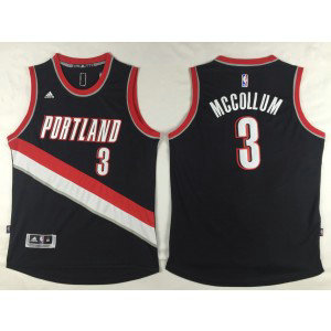 NBA Blazers 3 Mccollum Black Men Jersey