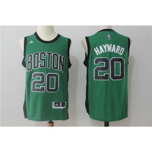 NBA Boston Celtics 20 Gordon Hayward Green with Black Number Men Jersey