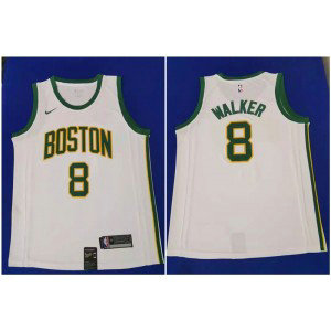 NBA Boston Celtics 8 Kemba Walker White City Edition Nike Men Jersey