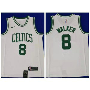 NBA Boston Celtics 8 Kemba Walker White Nike Men Jersey 1