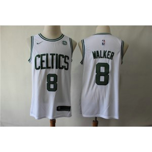 NBA Boston Celtics 8 Kemba Walker White Nike Men Jersey with logo