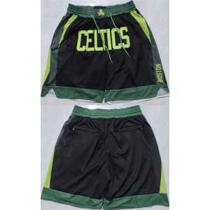 NBA Boston Celtics Black Shorts (Run Small)