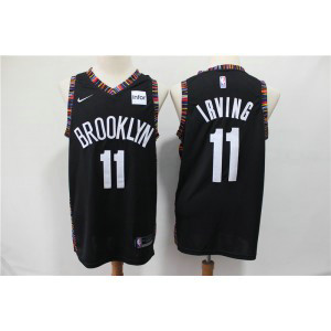 NBA Brooklyn Nets 11 Kyrie Irving Black City Edition Nike Men Jersey With Logo