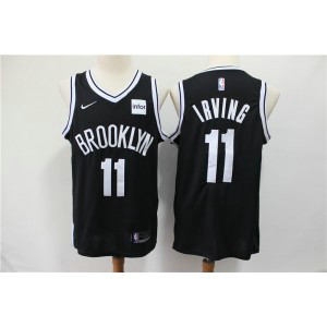 NBA Brooklyn Nets 11 Kyrie Irving Black Nike Men Jersey