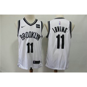 NBA Brooklyn Nets 11 Kyrie Irving White Nike Men Jersey