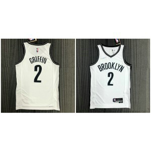 NBA Brooklyn Nets 2 Griffin 75th Anniversary Men Jersey