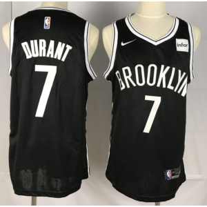 NBA Brooklyn Nets 7 Kevin Durant Black Nike Men Jersey 1