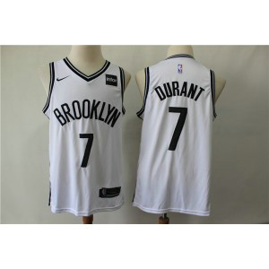 NBA Brooklyn Nets 7 Kevin Durant White Nike Men Jersey 1