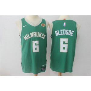 NBA Bucks 6 Eric Bledsoe Green Nike Authentic Men Jersey