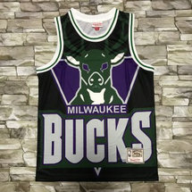 NBA Bucks Mitchell & Ness Big Face Men Jersey