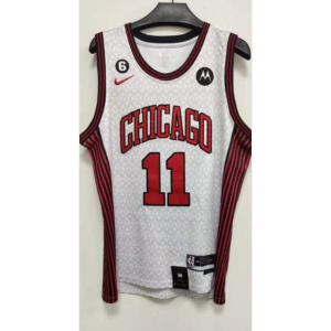NBA Bulls 11 Derozan White 2022-23 City Edition Nike Men Jersey