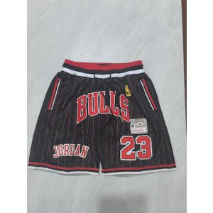 NBA Bulls 23 Black Shorts