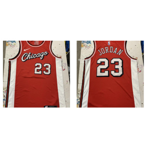 NBA Bulls 23 Jordan 2021-2022 Red Nike Men Jersey