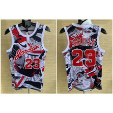 NBA Bulls 23 Michael Jordan Fashion Men Jersey