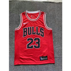 NBA Bulls 23 Michael Jordan Red Youth Jersey