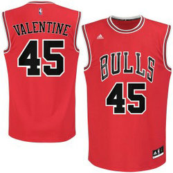 NBA Bulls 45 Denzel Valentine Red Men Jersey