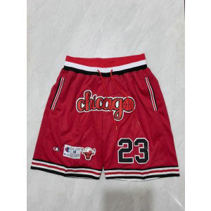 NBA Bulls Red Shorts
