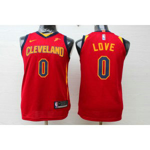 NBA Cavaliers 0 Kevin Love Red Nike Youth Jersey