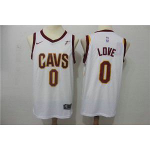 NBA Cavaliers 0 Kevin Love White Nike Swingman Men Jersey