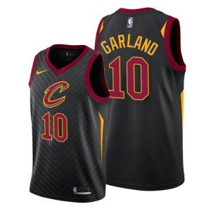 NBA Cavaliers 10 Darius Garland Black 2019 Draft Nike Men Jersey