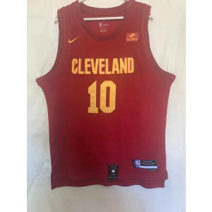 NBA Cavaliers 10 Darius Garland Red Nike Men Jersey