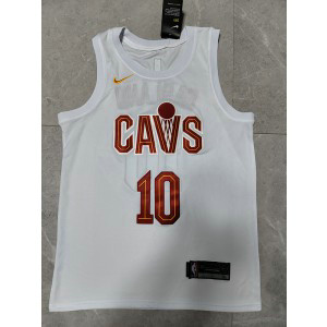 NBA Cavaliers 10 Darius Garland White Nike Men Jersey